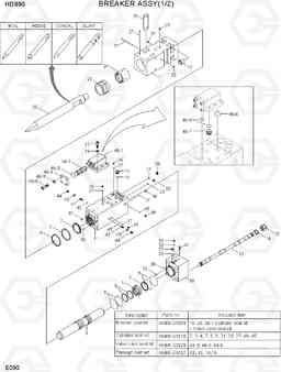 E090 BREAKER ASSY(1/2) HDB BREAKERS, Hyundai