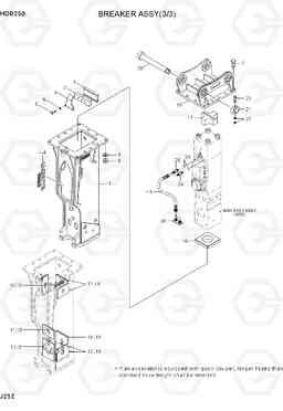 J252 BREAKER ASSY(3/3) HDB BREAKERS, Hyundai