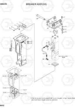 M452 BREAKER ASSY(3/3) HDB BREAKERS, Hyundai