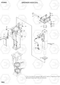 P802 BREAKER ASSY(3/3) HDB BREAKERS, Hyundai