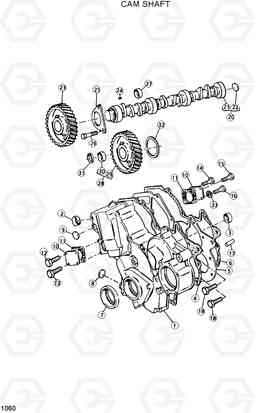 1060 CAM SHAFT DX20/25/30, Hyundai