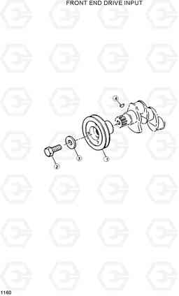 1160 FRONT END DRIVE INPUT DX20/25/30, Hyundai