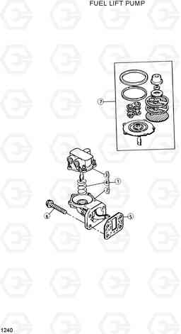 1240 FUEL LIFT PUMP DX20/25/30, Hyundai