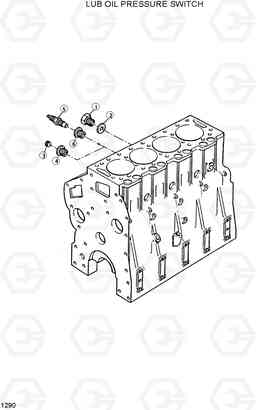 1290 LUB OIL PRESSURE SWITCH DX20/25/30, Hyundai