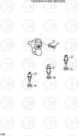 1300 TEMPERATURE SENDER DX20/25/30, Hyundai