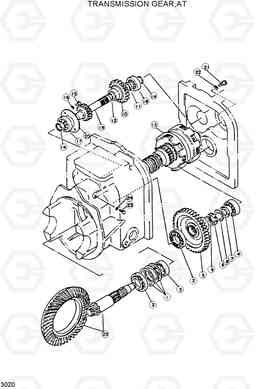 3020 TRANSMISSION GEAR,AT DX20/25/30, Hyundai