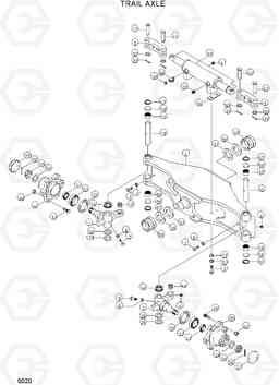 5020 TRAIL AXLE DX20/25/30, Hyundai