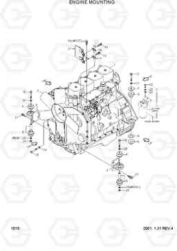 1010 ENGINE MOUNTING H70/LGP, Hyundai