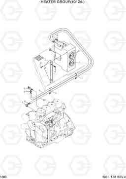 1080 HEATER GROUP(#0124-) H70/LGP, Hyundai