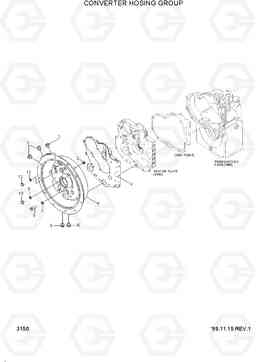 3150 CONVERTER HOUSING GROUP H70/LGP, Hyundai