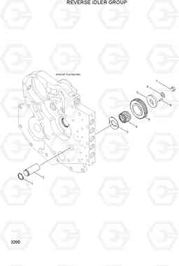 3200 REVERSE IDLER GROUP H70/LGP, Hyundai