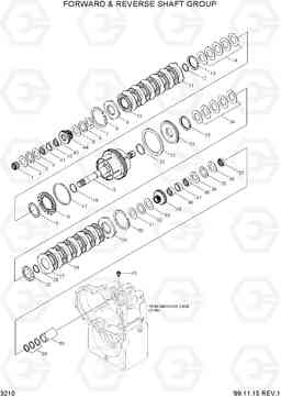 3210 FORWARD & REVERSE SHAFT GROUP H70/LGP, Hyundai