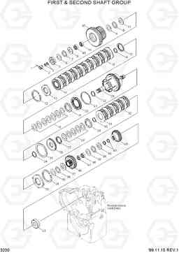 3230 FIRST & SECOND SHAFT GROUP H70/LGP, Hyundai