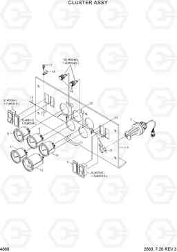 4060 CLUSTER ASSY H70/LGP, Hyundai