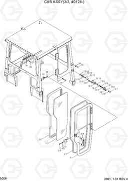 5058 CAB ASSY(3/3, #0124-) H70/LGP, Hyundai