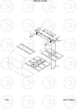 5170 TRACK CHAIN H70/LGP, Hyundai