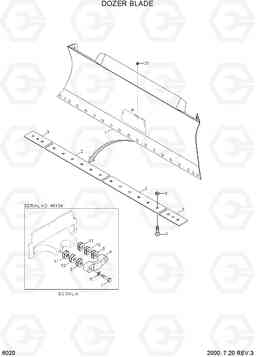 6020 DOZER BLADE H70/LGP, Hyundai