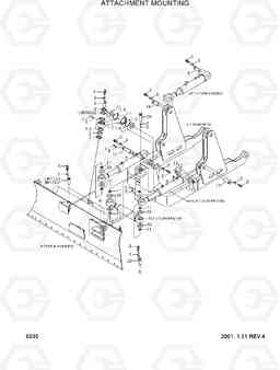 6030 ATTACHMENT MOUNTING H70/LGP, Hyundai