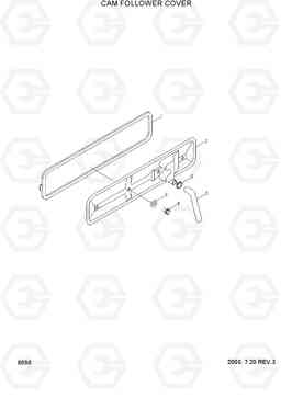 8090 CAM FOLLOWER COVER H70/LGP, Hyundai
