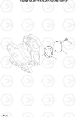 8110 FRONT GEAR TRAIN ACCESSORY DRIVE H70/LGP, Hyundai