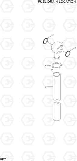 8120 FUEL DRAIN LOCATION H70/LGP, Hyundai