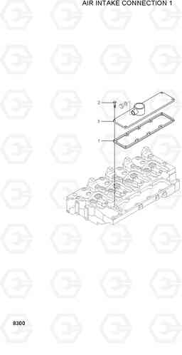 8300 AIR INTAKE CONNECTION 1 H70/LGP, Hyundai