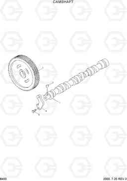 8400 CAMSHAFT H70/LGP, Hyundai