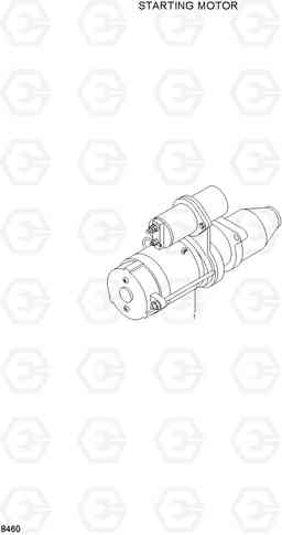 8460 STARTING MOTOR H70/LGP, Hyundai