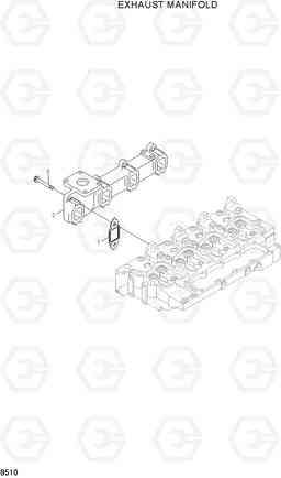 8510 EXHAUST MANIFOLD H70/LGP, Hyundai