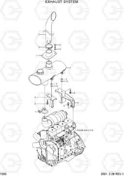1050 EXHAUST SYSTEM H80/LGP, Hyundai