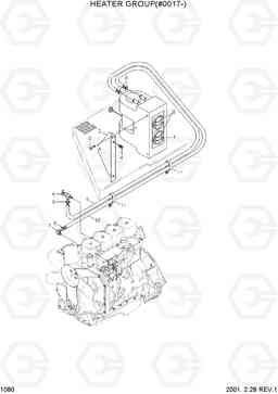 1080 HEATER GROUP(#0017-) H80/LGP, Hyundai