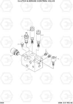 2020 CLUTCH & BRAKE CONTROL VALVE H80/LGP, Hyundai