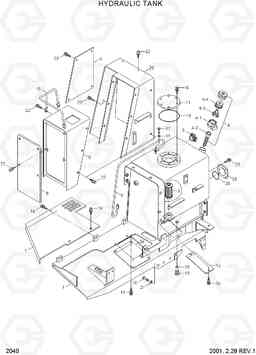 2040 HYDRAULIC TANK H80/LGP, Hyundai