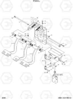 3050 PEDAL H80/LGP, Hyundai