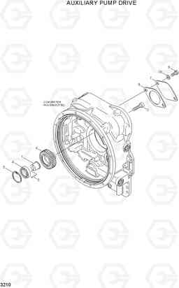 3210 AUXILIARY PUMP DRIVE GROUP H80/LGP, Hyundai