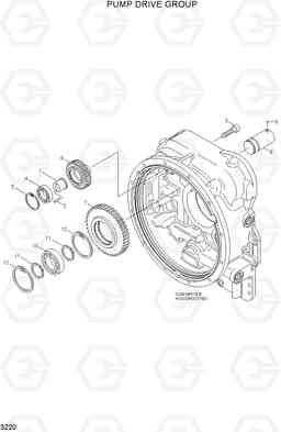 3220 PUMP DRIVE GROUP H80/LGP, Hyundai