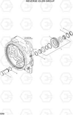 3250 REVERSE IDLER GROUP H80/LGP, Hyundai