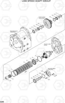 3260 LOW SPEED SHAFT GROUP H80/LGP, Hyundai