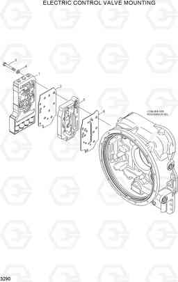 3290 ELECTRIC CONTROL VALVE MOUNTING H80/LGP, Hyundai