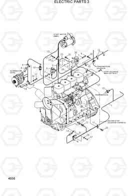 4030 ELECTRIC PARTS 3 H80/LGP, Hyundai