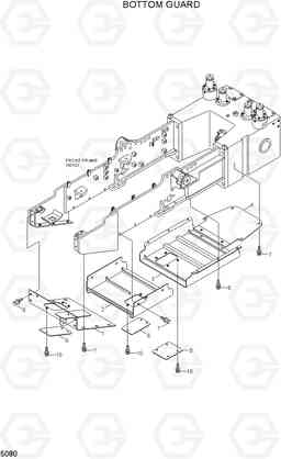 5080 BOTTOM GUARD H80/LGP, Hyundai