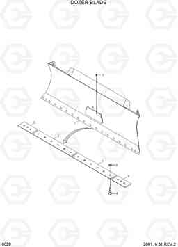 6020 DOZER BLADE H80/LGP, Hyundai