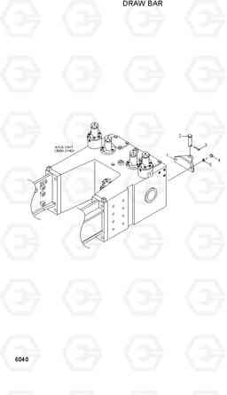 6040 DRAW BAR H80/LGP, Hyundai