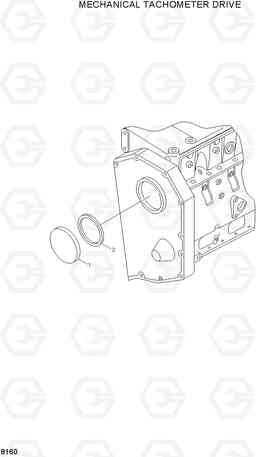 8160 MECHANICAL TACHOMETER DRIVE H80/LGP, Hyundai