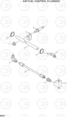 8215 AIR FUEL CONTROL PLUMBING H80/LGP, Hyundai