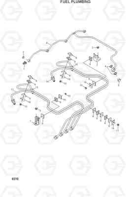 8270 FUEL PLUMBING H80/LGP, Hyundai