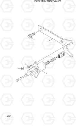 8280 FUEL SHUTOFF VALVE H80/LGP, Hyundai