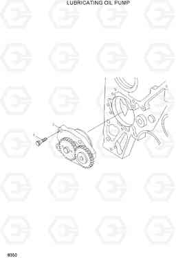 8350 LUBRICATING OIL PUMP H80/LGP, Hyundai