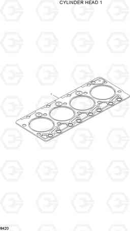 8420 CYLINDER HEAD 1 H80/LGP, Hyundai