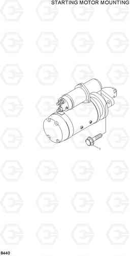 8440 STARTING MOTOR MOUNTING H80/LGP, Hyundai